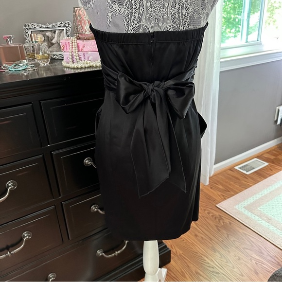 Fab’rik Ruby Rox Black Lace Bodice Strapless LBD with Pockets Size 9 (EUC) - Picture 9 of 15